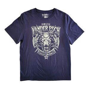 NWOT Dallas Cowboys NFL Team Apparel Leighton Vander Esch Shirt Mens Medium Wolf